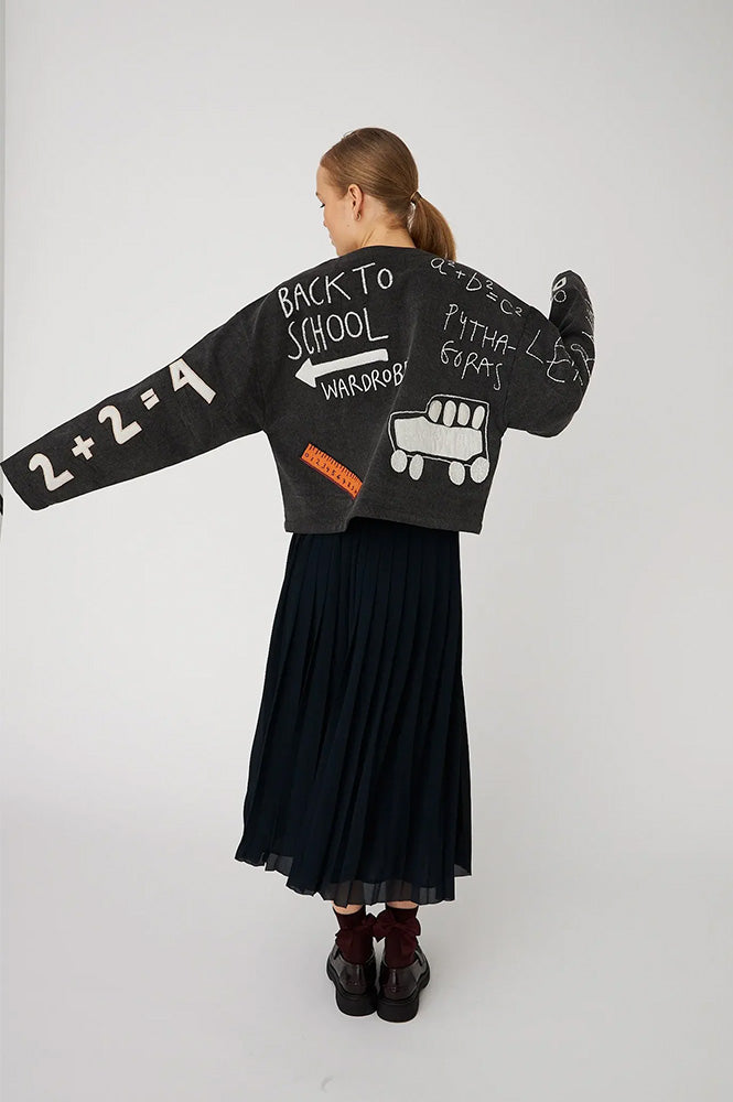 Stella Nova Back To School Almost Black Jacket - The Mercantile London