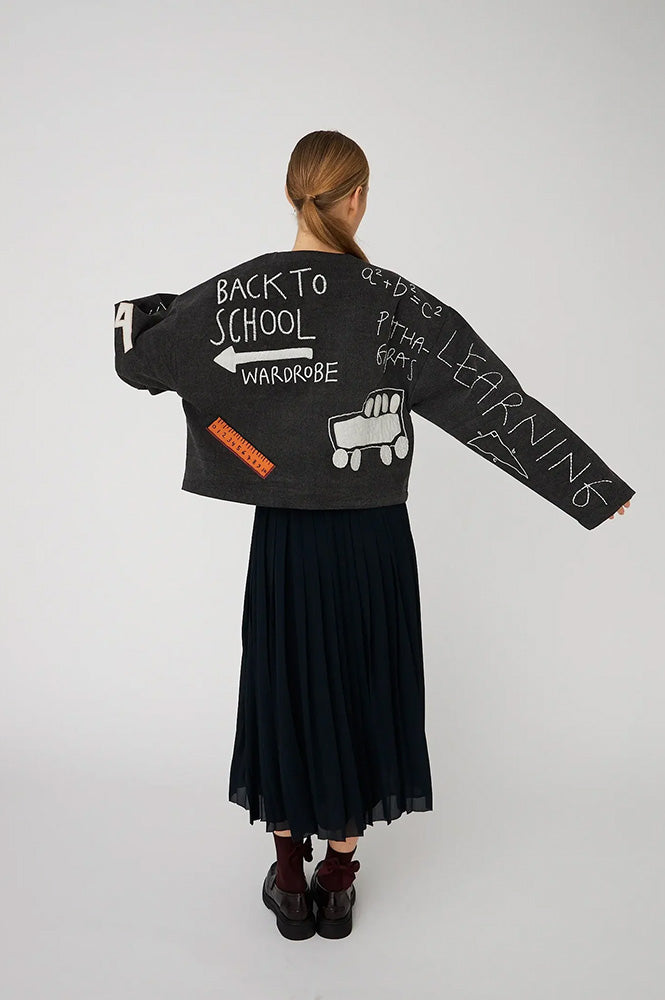 Stella Nova Back To School Almost Black Jacket - The Mercantile London