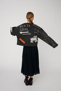 Stella Nova Back To School Almost Black Jacket - The Mercantile London