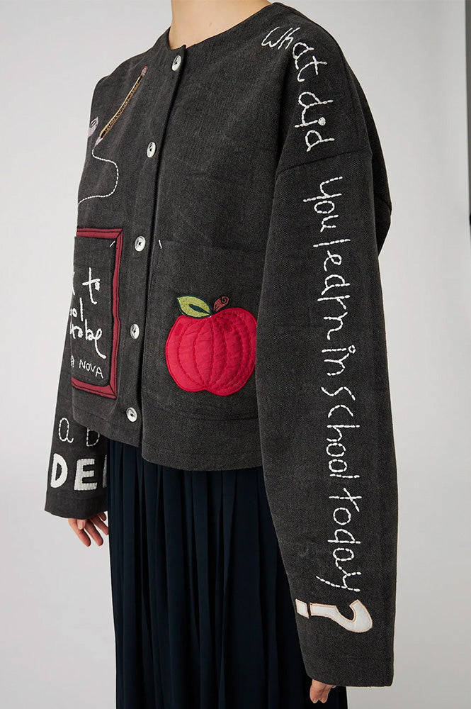 Stella Nova Back To School Almost Black Jacket - The Mercantile London