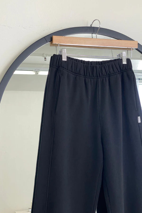 Le Bon Shoppe French Terry Black Balloon Pants - The Mercantile London