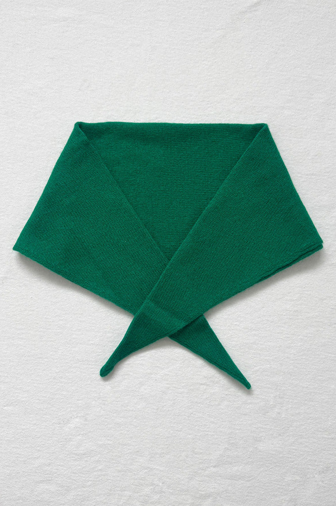 Le Bon Shoppe Cashmere Kelly Green Bandana - The Mercantile London