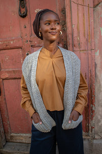 Project AJ117 Susie Grey Knit Vest - The Mercantile London