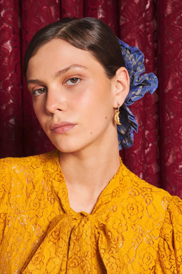 Sister Jane Lumina Check Scrunchie