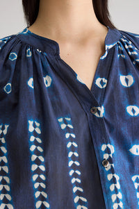Bellerose Tonka Combo A Indigo Blouse - The Mercantile London