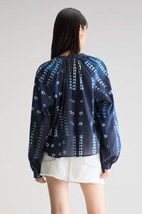 Bellerose Tonka Combo A Indigo Blouse - The Mercantile London