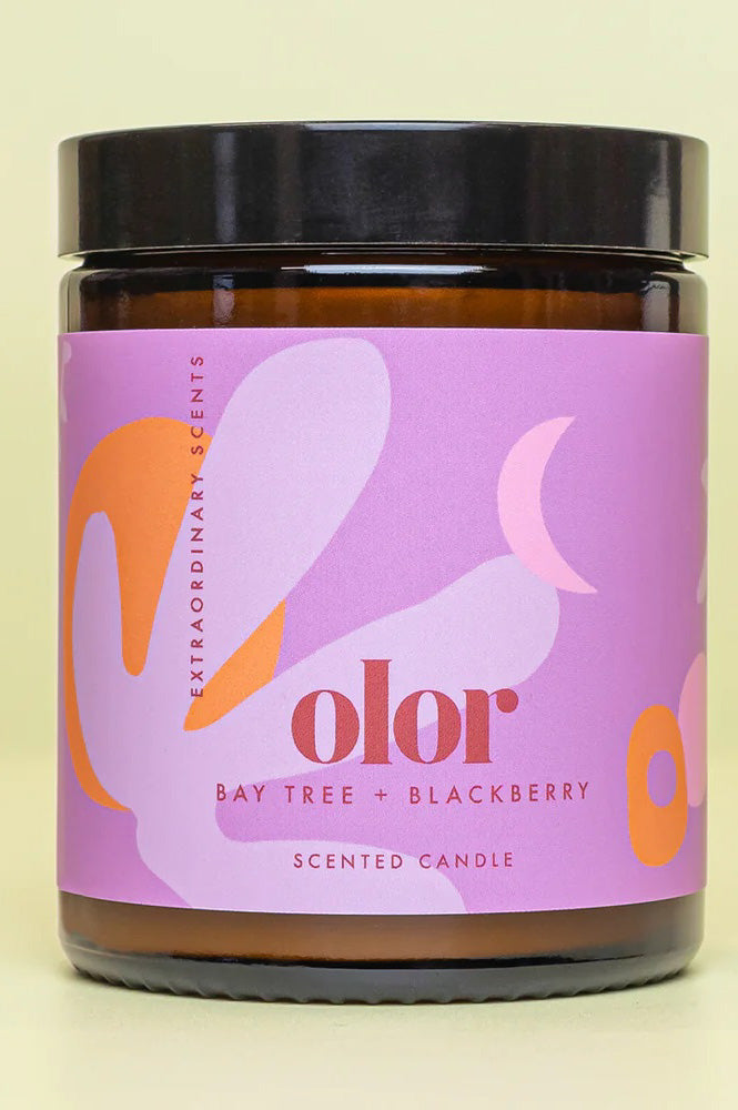 Olor Bay Tree + Blackberry Jar Candle - The Mercantile London