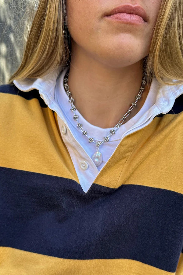 Briwok Devin Silver Necklace - The Mercantile London