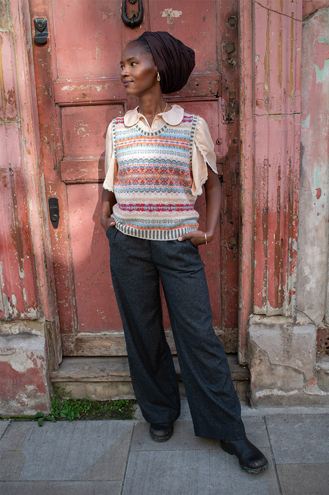 Eribé Westray Mallaig Knitted Vest - The Mercantile London
