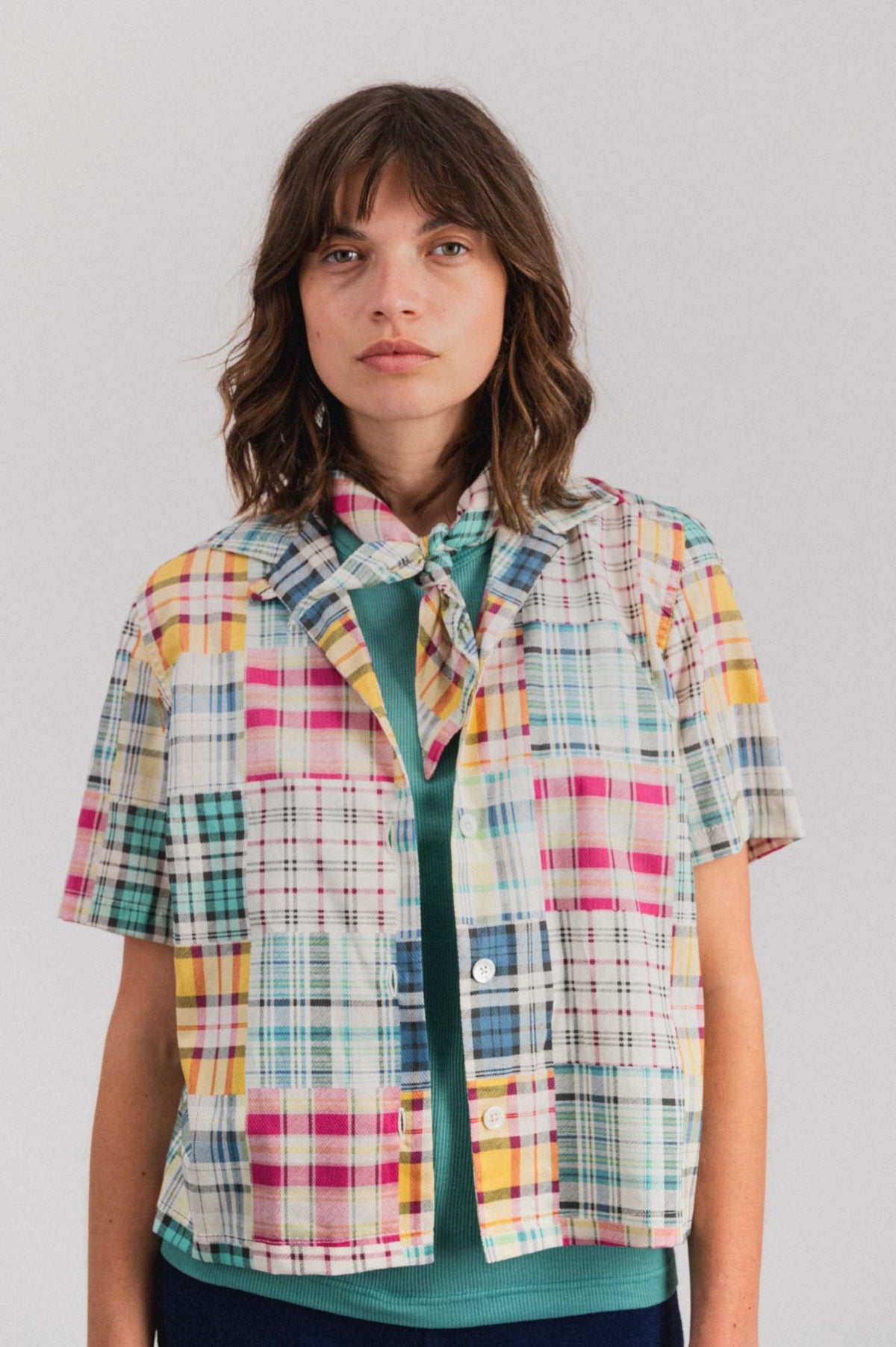 Howlin Cocktails Astro Madras Mix Shirt - The Mercantile London