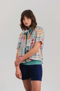 Howlin Cocktails Astro Madras Mix Shirt - The Mercantile London