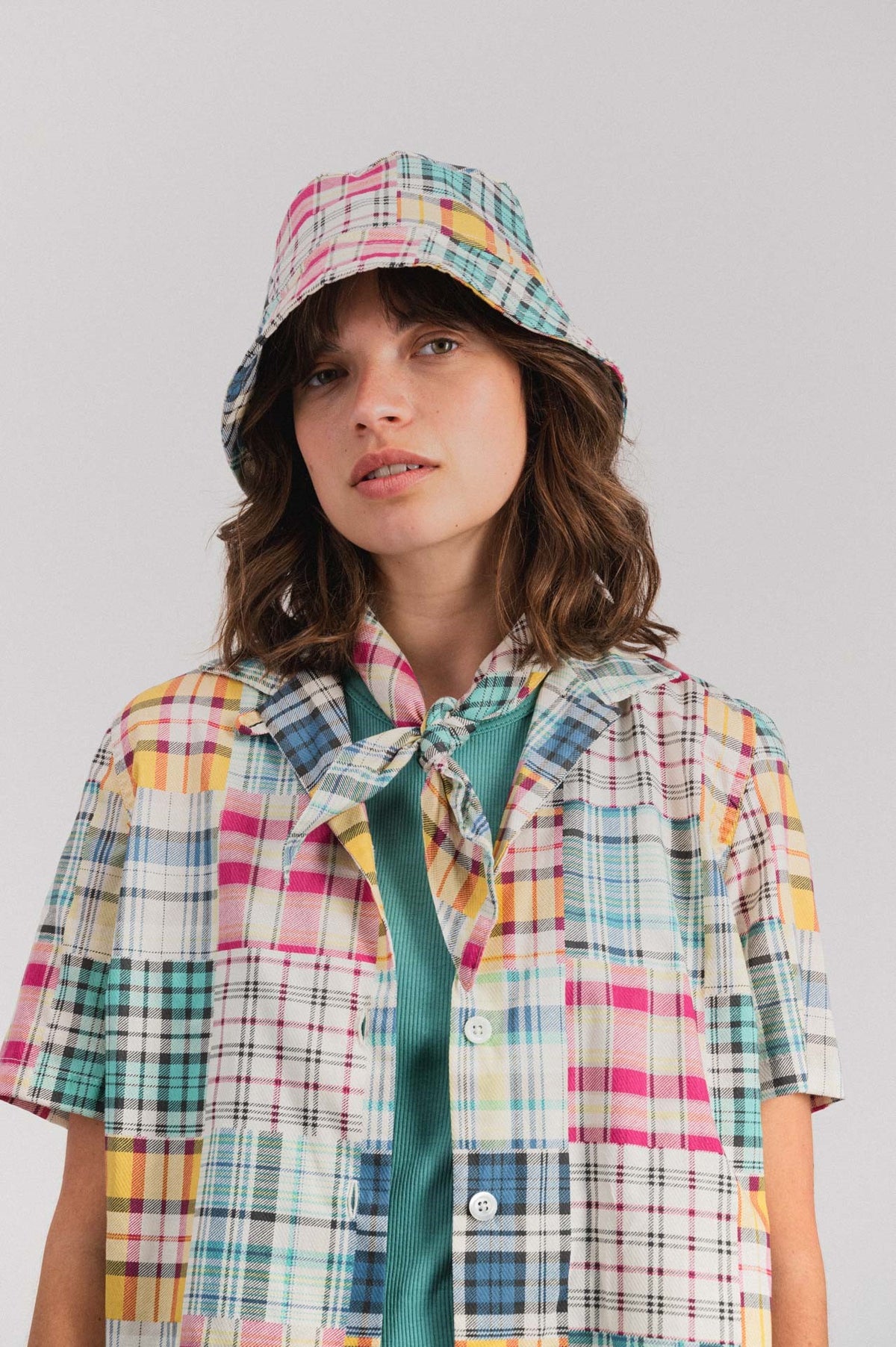 Howlin Cocktails Astro Madras Mix Shirt - The Mercantile London