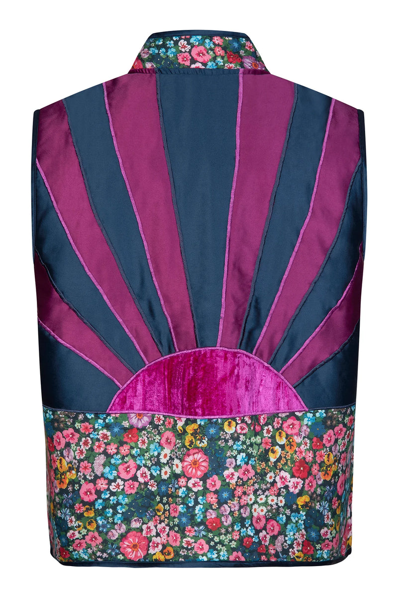 Lolly's Laundry Cairo Flower Print Vest - The Mercantile London