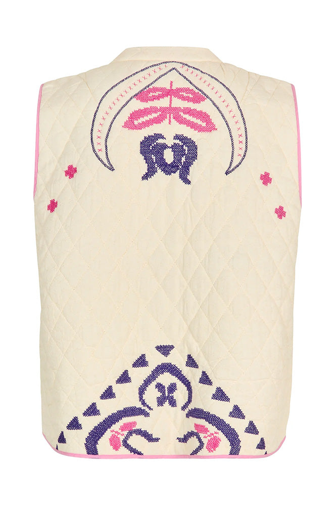 Lolly's Laundry Cairo Creme Vest - The Mercantile London