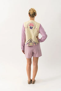 Lolly's Laundry Cairo Creme Vest - The Mercantile London