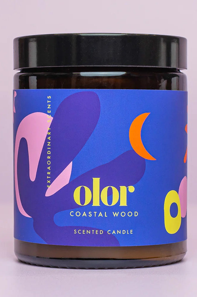 Olor Coastal Wood Jar Candle - The Mercantile London