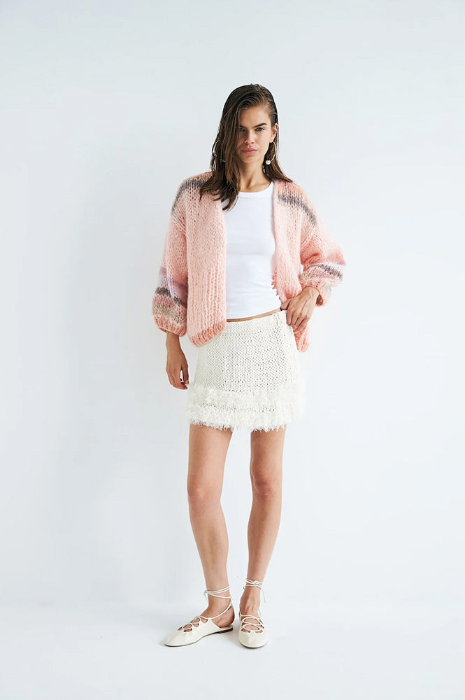 Dawn x Dare Eden Baby Pink Cardigan - The Mercantile London