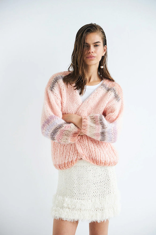 Dawn x Dare Eden Baby Pink Cardigan - The Mercantile London
