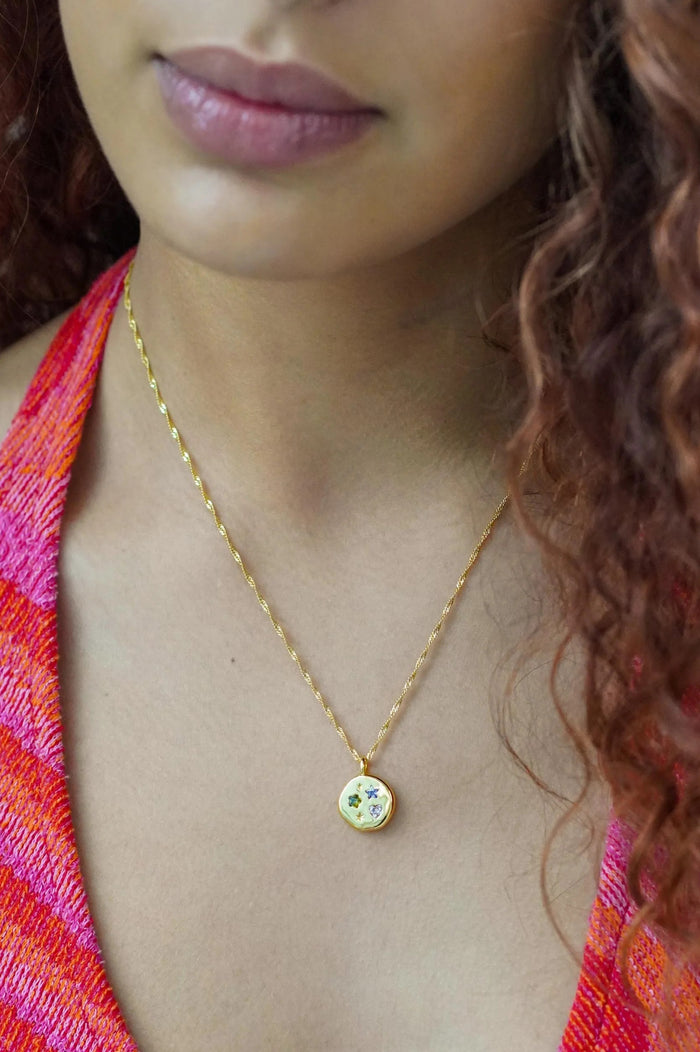 JJ Dreams Disc Necklace - The Mercantile London