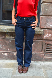Basic Apparel Elisa Rinse Wash Raw Jeans