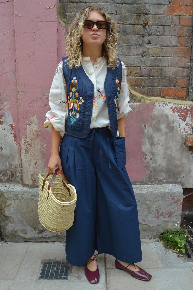 Lolly's Laundry Mist Dark Blue Vest
