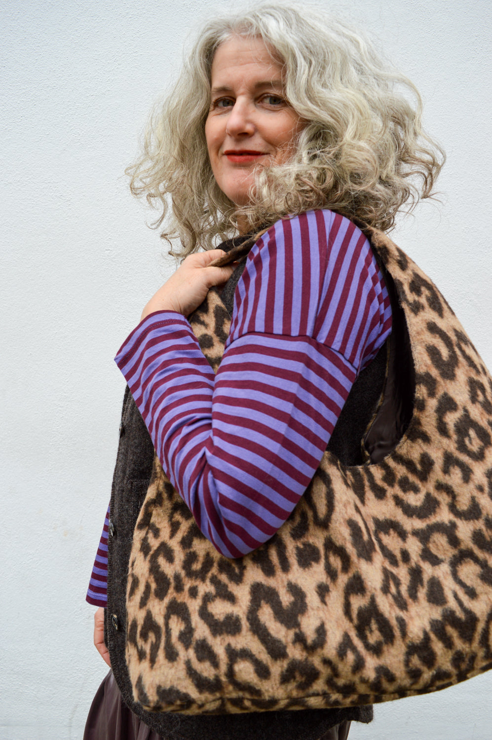 Baum Und Pferdgarten Kleova Camel Leopard Shoulder Bag - The Mercantile London