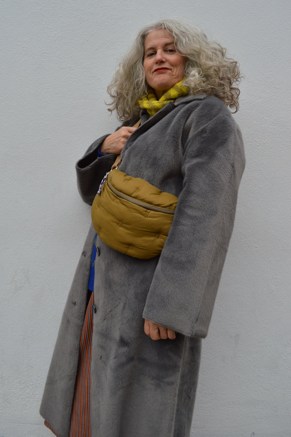 Molliolli Lungo Dark Grey Coat - The Mercantile London