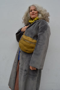 Molliolli Lungo Dark Grey Coat - The Mercantile London