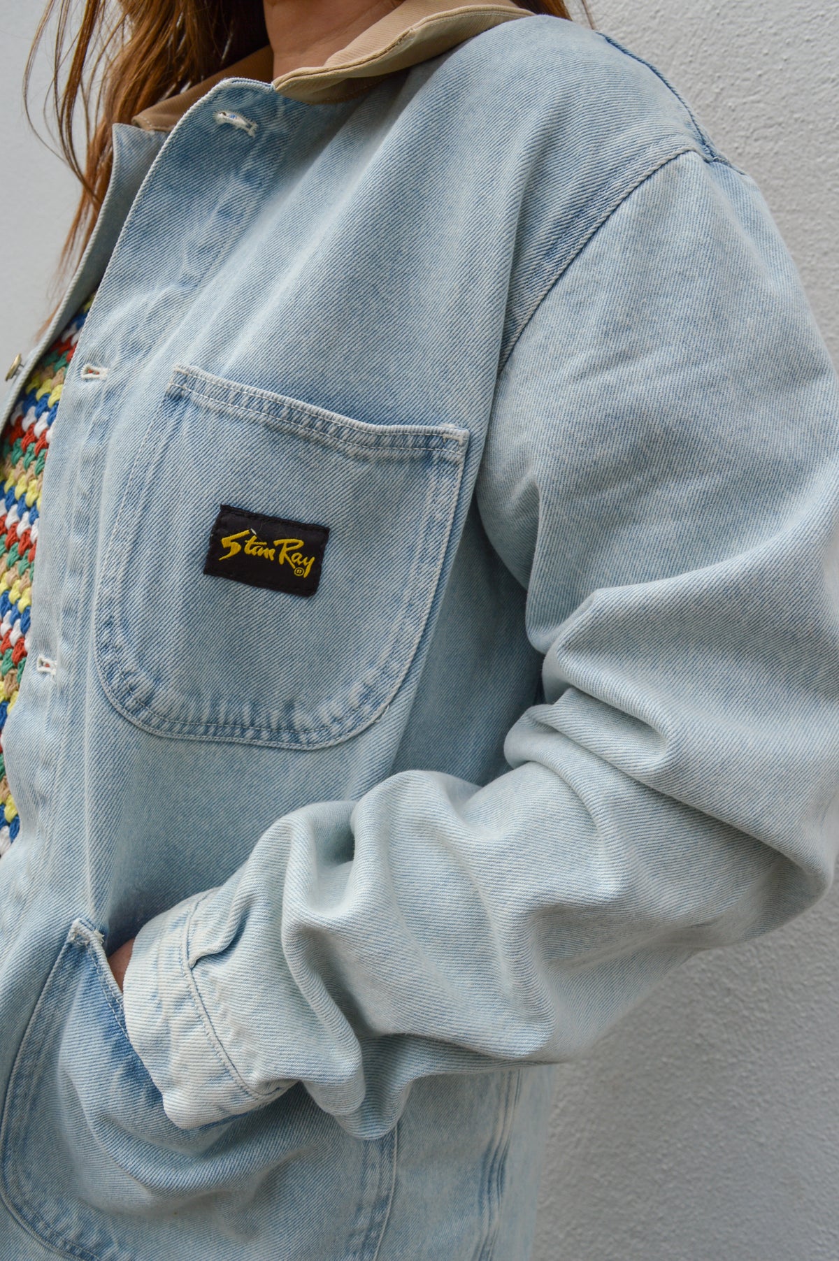 Stan Ray Lite Blue Denim Coverall Jacket - The Mercantile London