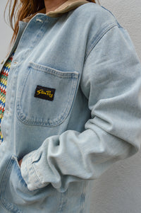 Stan Ray Lite Blue Denim Coverall Jacket - The Mercantile London
