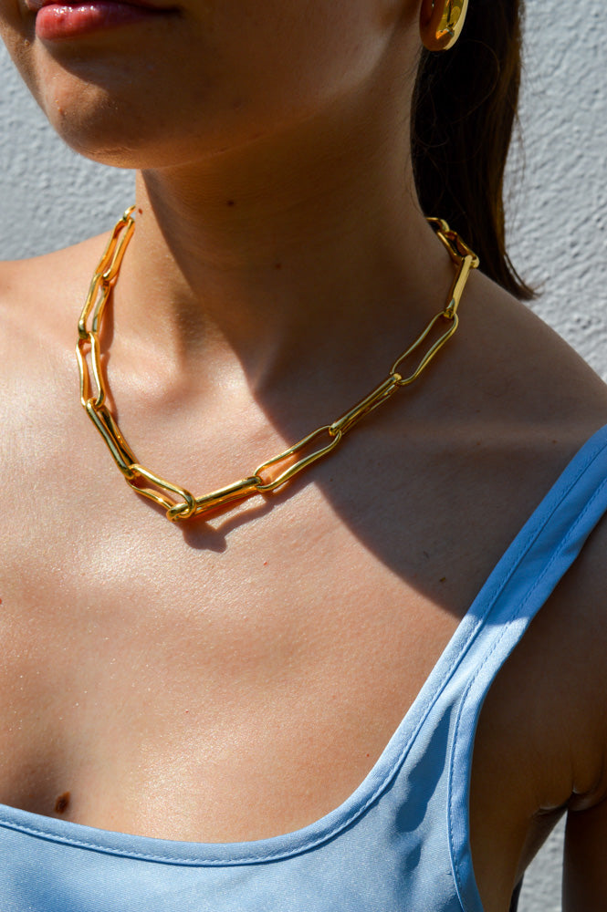Shyla Chunky Link Necklace - The Mercantile London