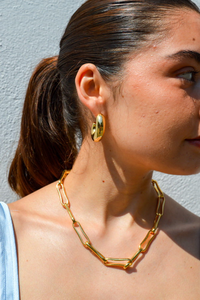 Shyla Chunky Link Necklace - The Mercantile London