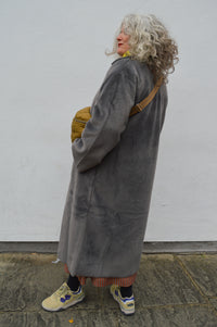 Molliolli Lungo Dark Grey Coat - The Mercantile London