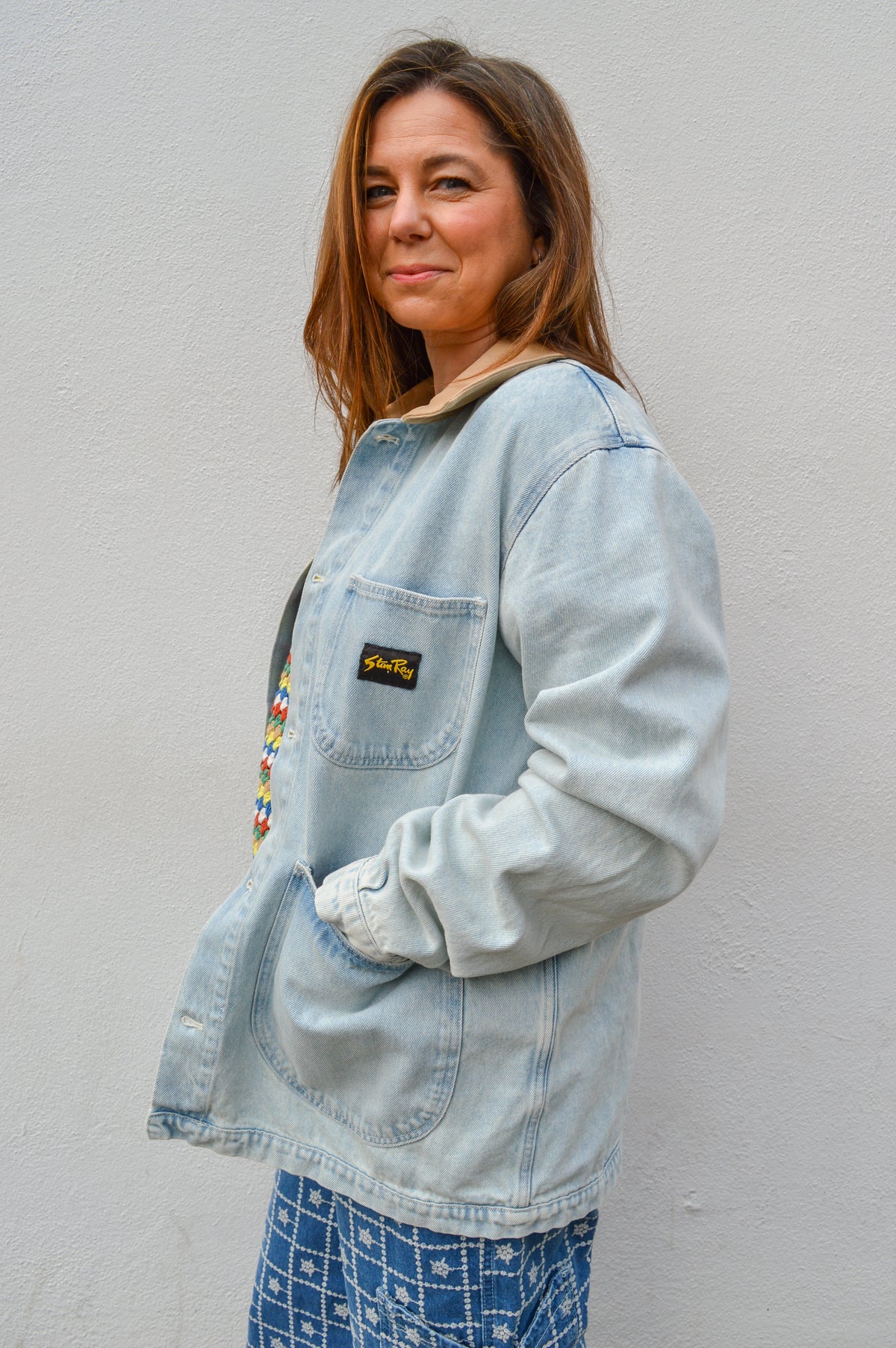 Stan Ray Lite Blue Denim Coverall Jacket - The Mercantile London