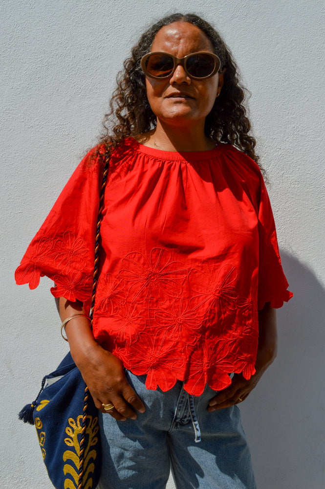 Object Kamma Barbados Cherry Blouse - The Mercantile London