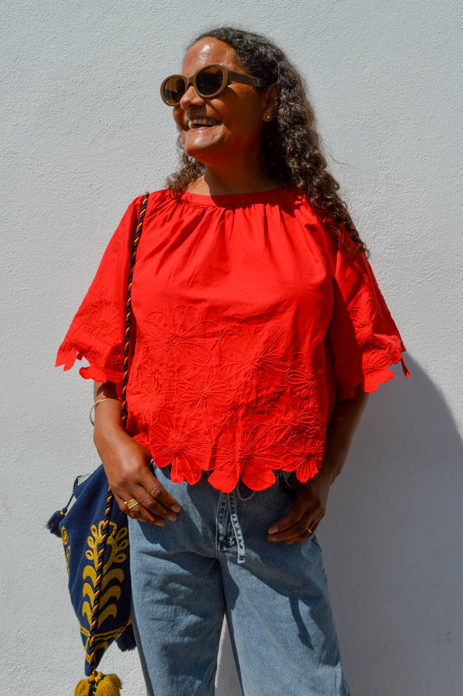 Object Kamma Barbados Cherry Blouse - The Mercantile London