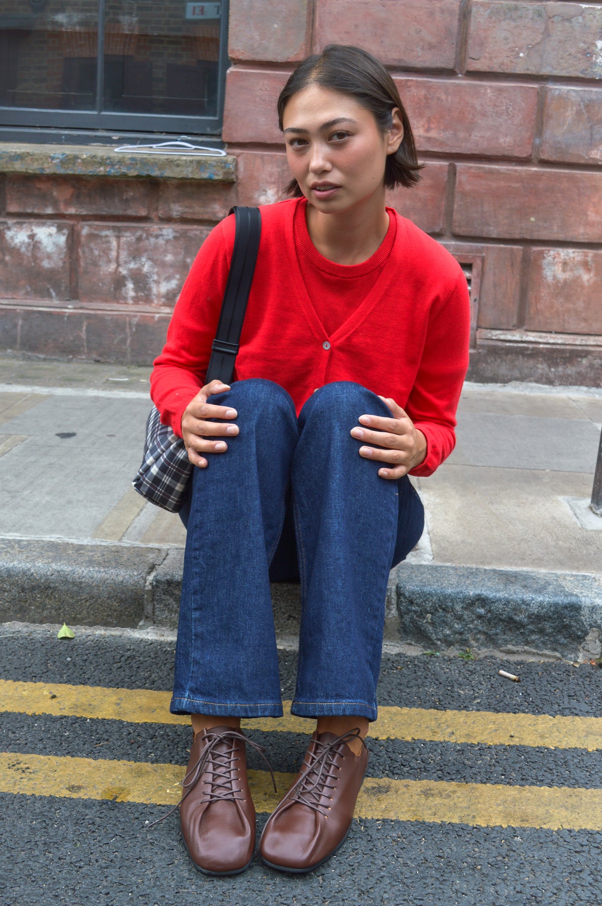Numph Cally Goji Berry Cardigan