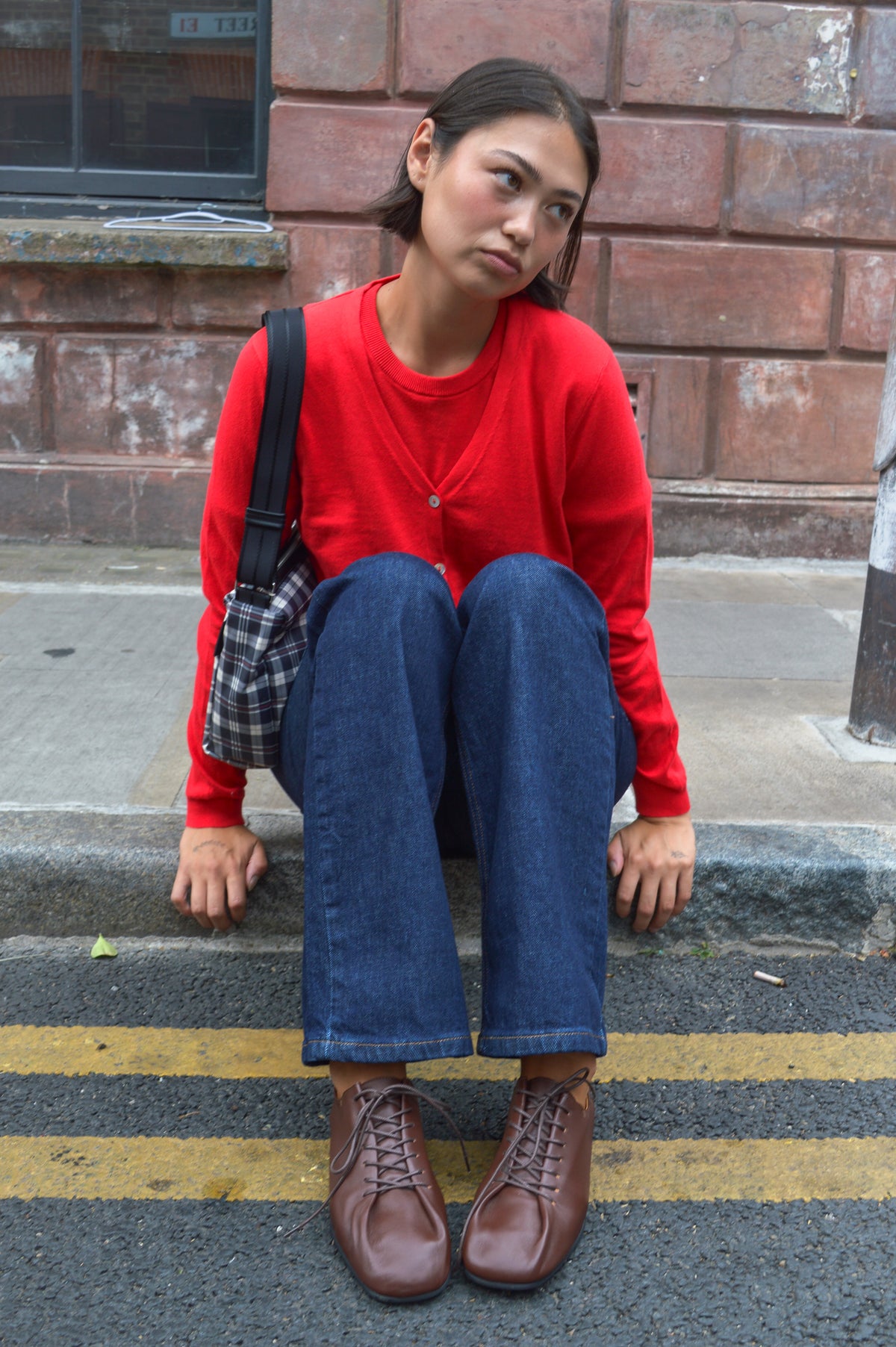 Numph Cally Goji Berry Cardigan