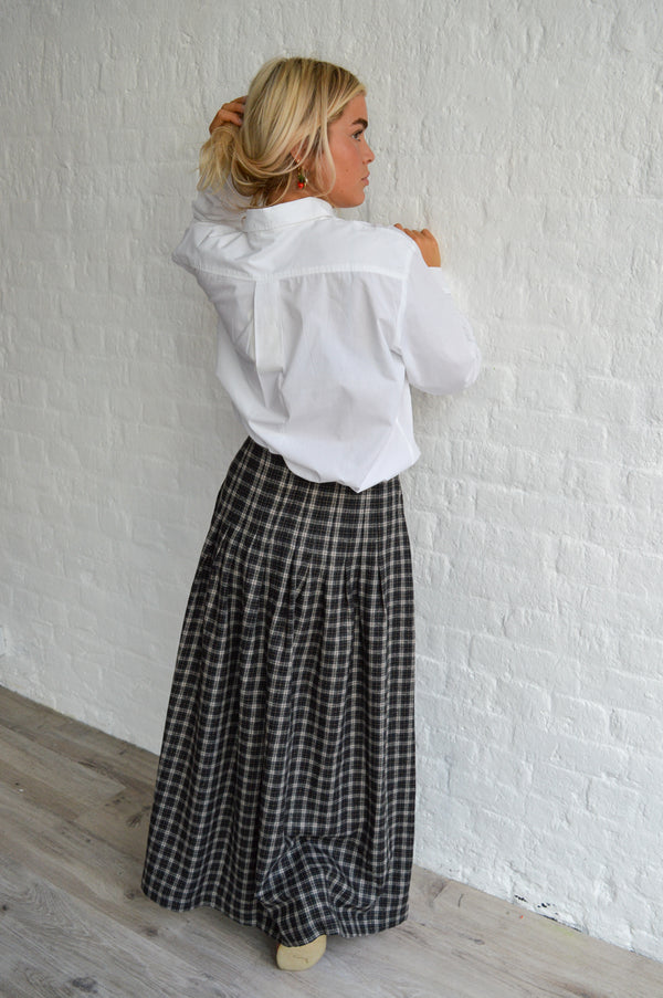 The New Society Dione Checked Skirt - The Mercantile London