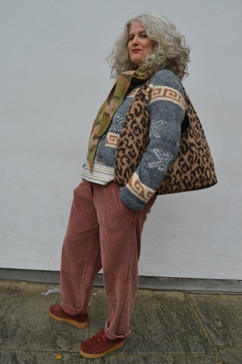 Charlie Joe Siloe Wine Stone Wash Corduroy Trousers - The Mercantile London