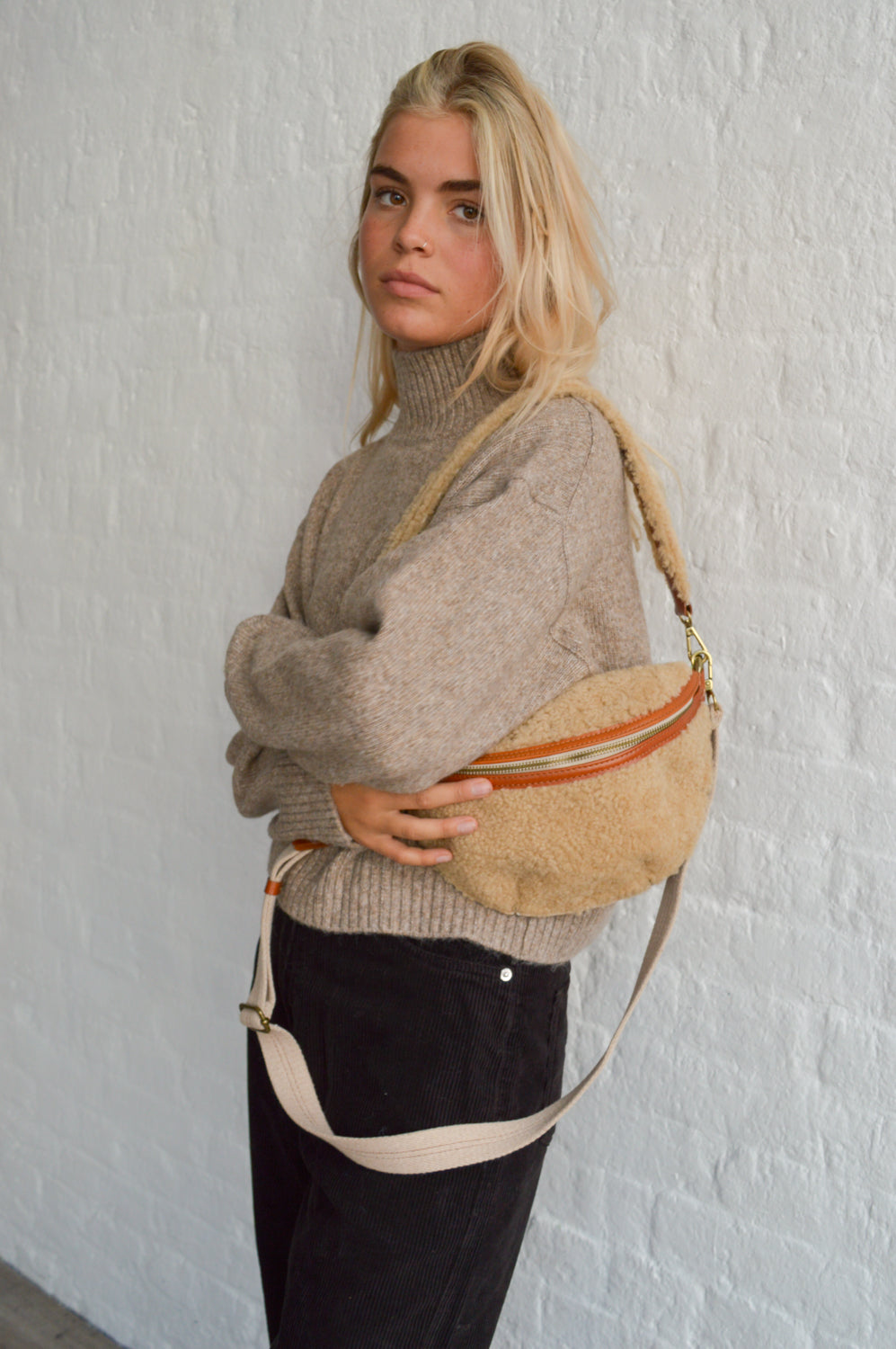 Bellerose Rosie Teddy Savanna Sling Bag - The Mercantile London