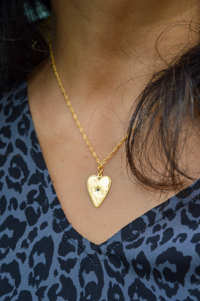 Une A Une Heart Necklace - The Mercantile London