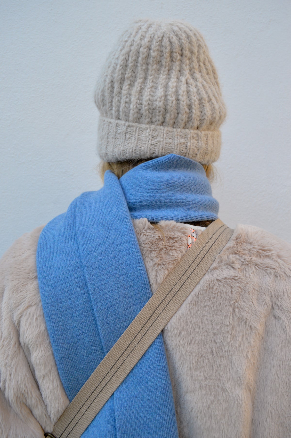 Samsoe & Samsoe Layla Arctic Wolf Beanie - The Mercantile London