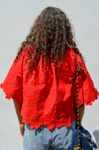 Object Kamma Barbados Cherry Blouse - The Mercantile London