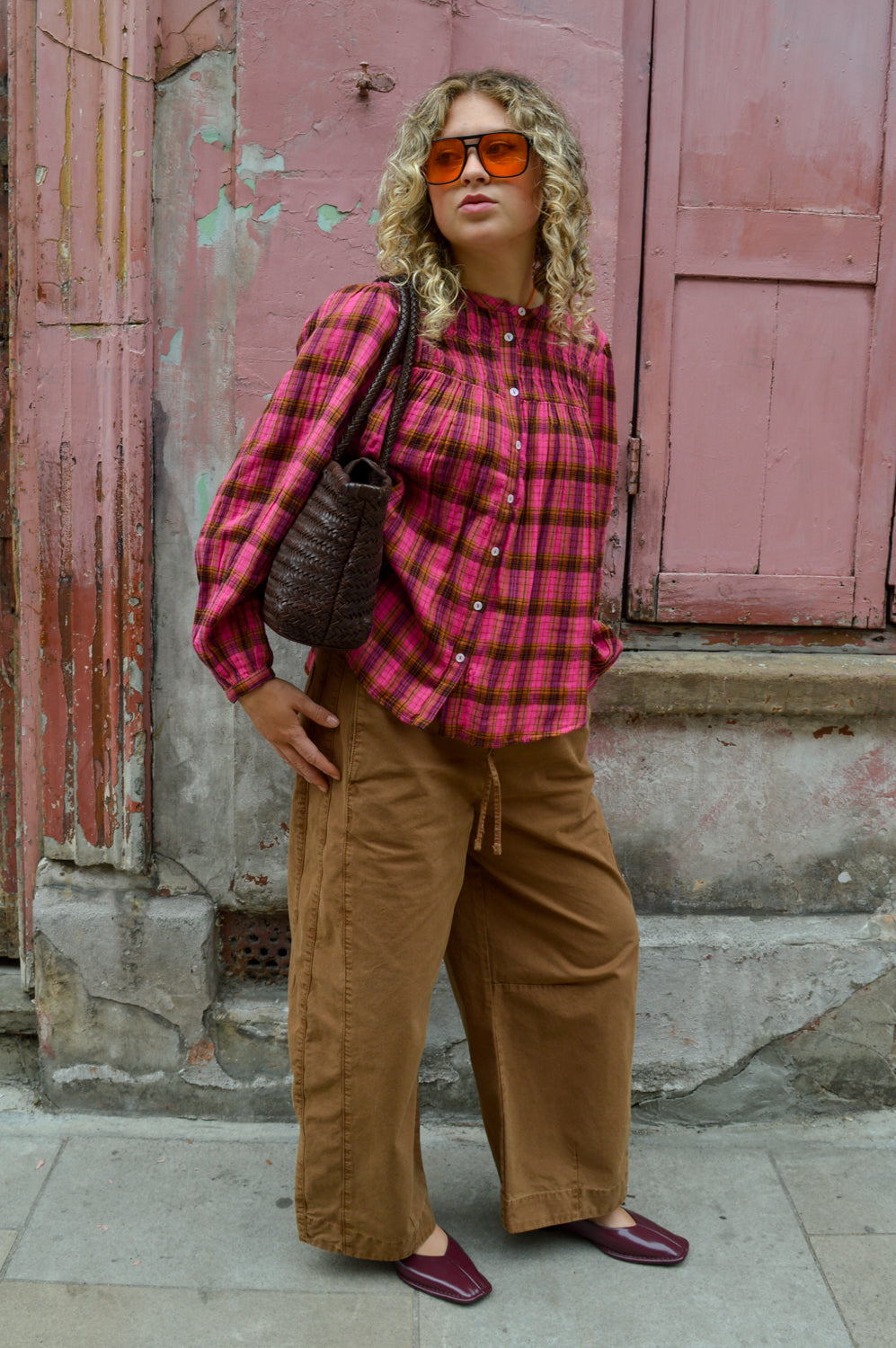 Louise Misha Jally Pink Alp Blouse - The Mercantile London