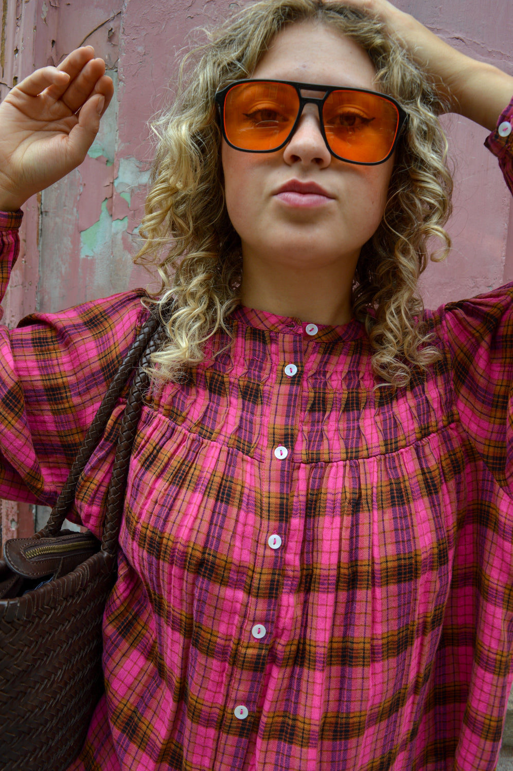 Louise Misha Jally Pink Alp Blouse - The Mercantile London