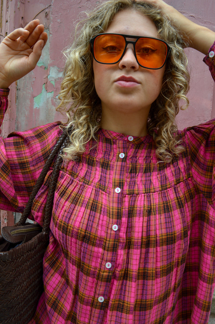 Louise Misha Jally Pink Alp Blouse - The Mercantile London