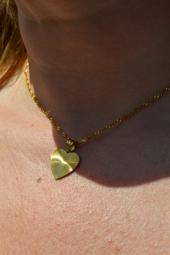 Lunar Heart Pendant Necklace - The Mercantile London