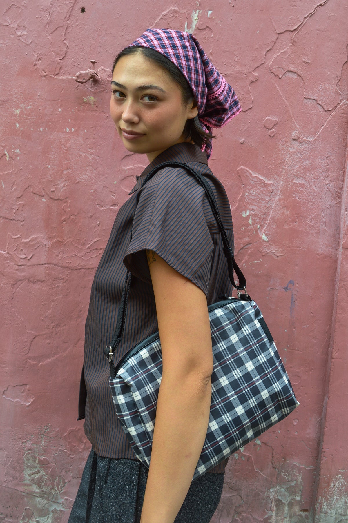 By-Bar Barley Tannin Stripe Blouse