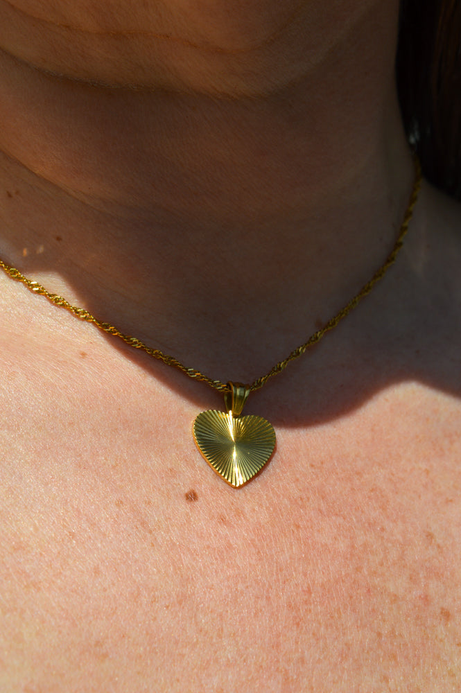 Lunar Heart Pendant Necklace - The Mercantile London